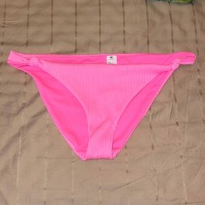 Hollister hot pink bikini bottoms